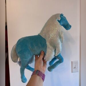 Rare Disney Frozen II Blue Plush Horse
